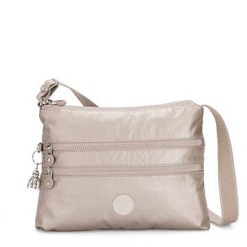 Kipling Alvar Metallic Crossbody Bags Metallic Glow | AU 1067VR